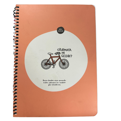 HİSLİ ŞEYLER 18,5X25 80 YP ÇİZ. DEFTER (KIRMIZI)